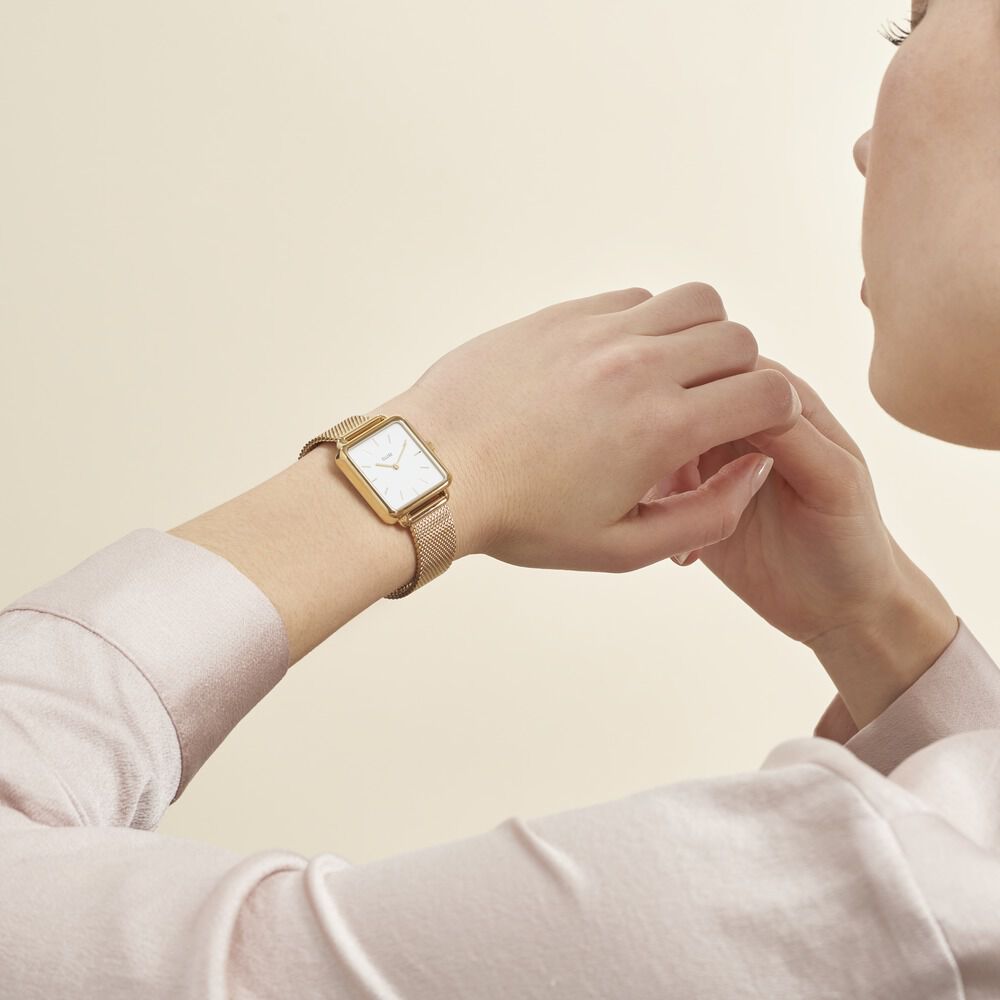 Coffret Montre Cluse Tetragone Blanc - Montres étanches Femme | Marc Orian