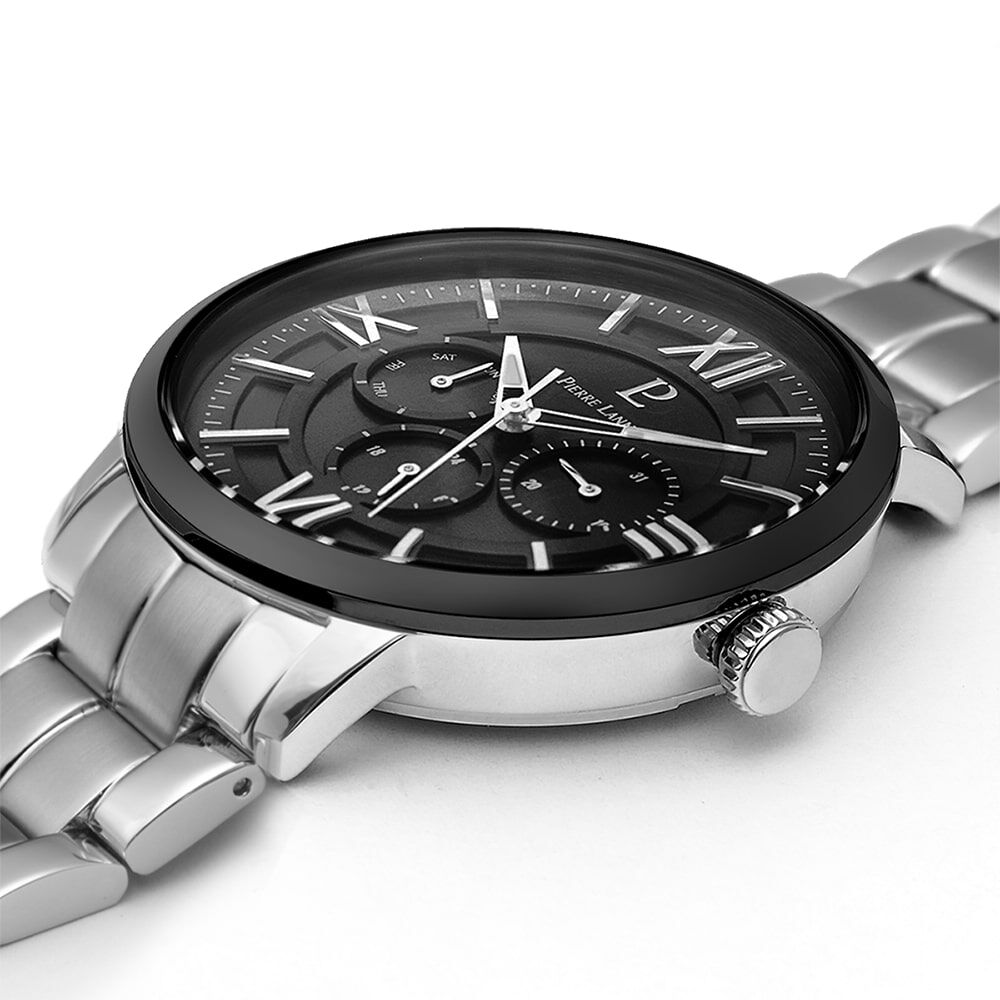Montre Pierre Lannier Collection Beaucour Noir - Montres étanches Homme | Marc Orian