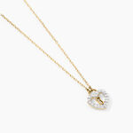 Collier Luchetto Or Jaune Oxyde De Zirconium - Colliers avec pierres Femme | Marc Orian