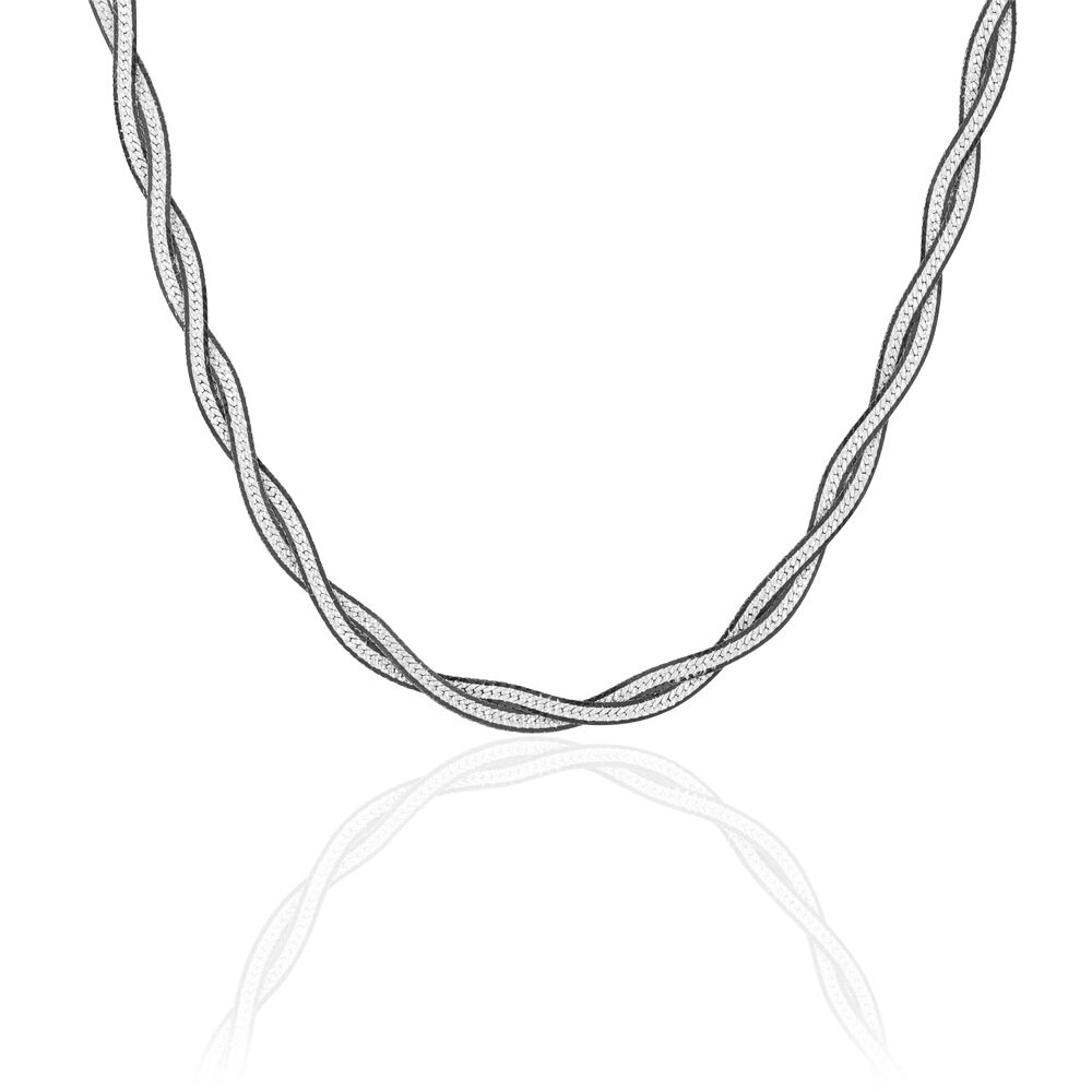 Collier Anaiz Argent Bicolore - Chaines Femme | Marc Orian