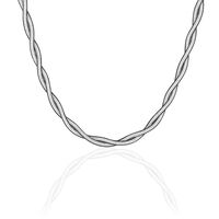 Collier Anaiz Argent Bicolore