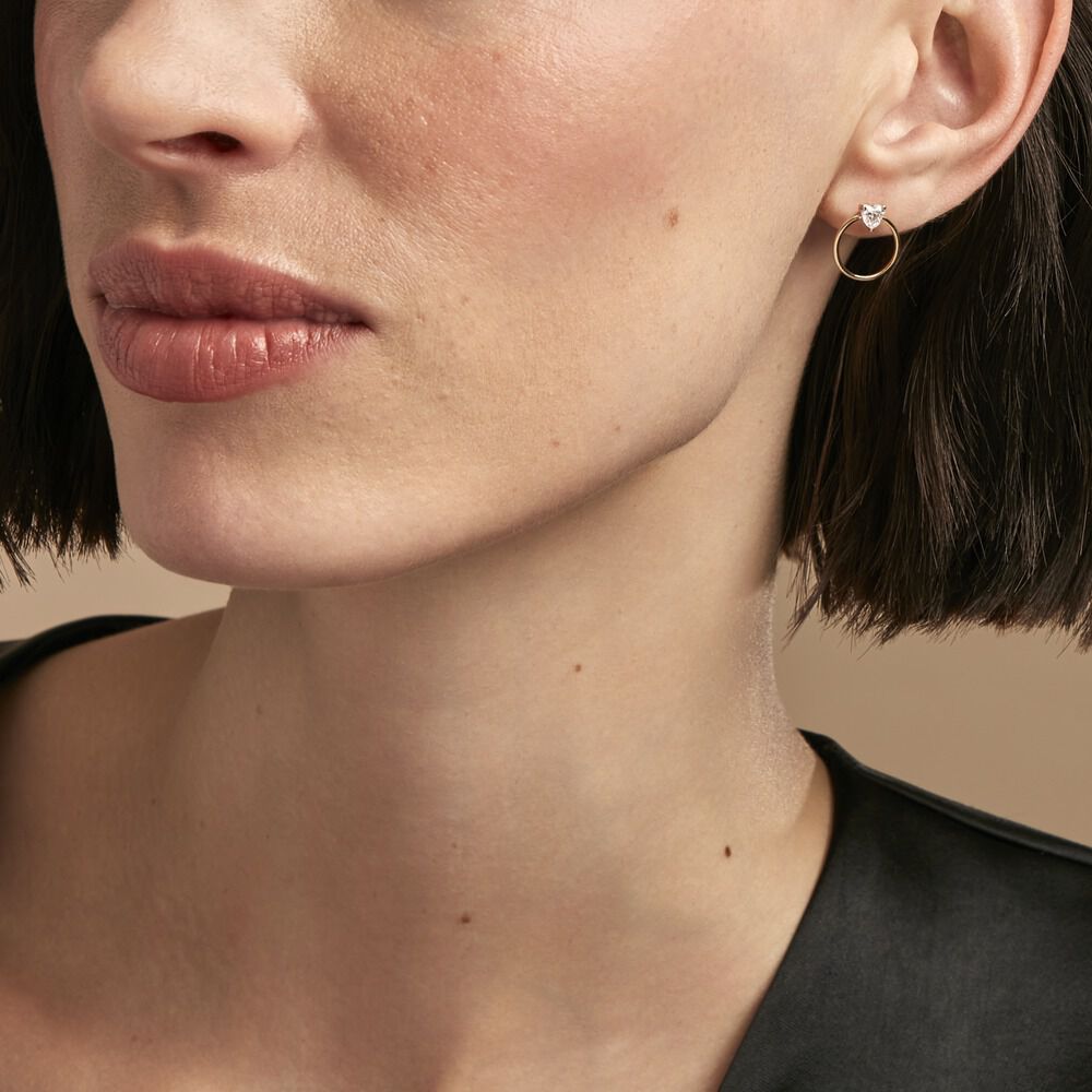 Créoles Kip Or Jaune Oxyde De Zirconium - Créoles Femme | Marc Orian