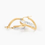 Cr&eacute;oles Hepsie Or Bicolore - Cr&eacute;oles Femme | Marc Orian