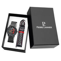 Coffret De Montre Pierre Lannier Paddock Noir