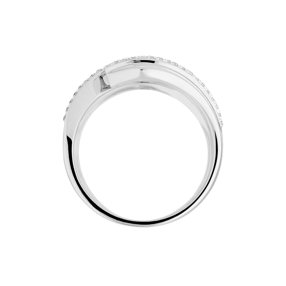 Bague Barbara Or Blanc Diamant - Parures de mariage Femme | Marc Orian