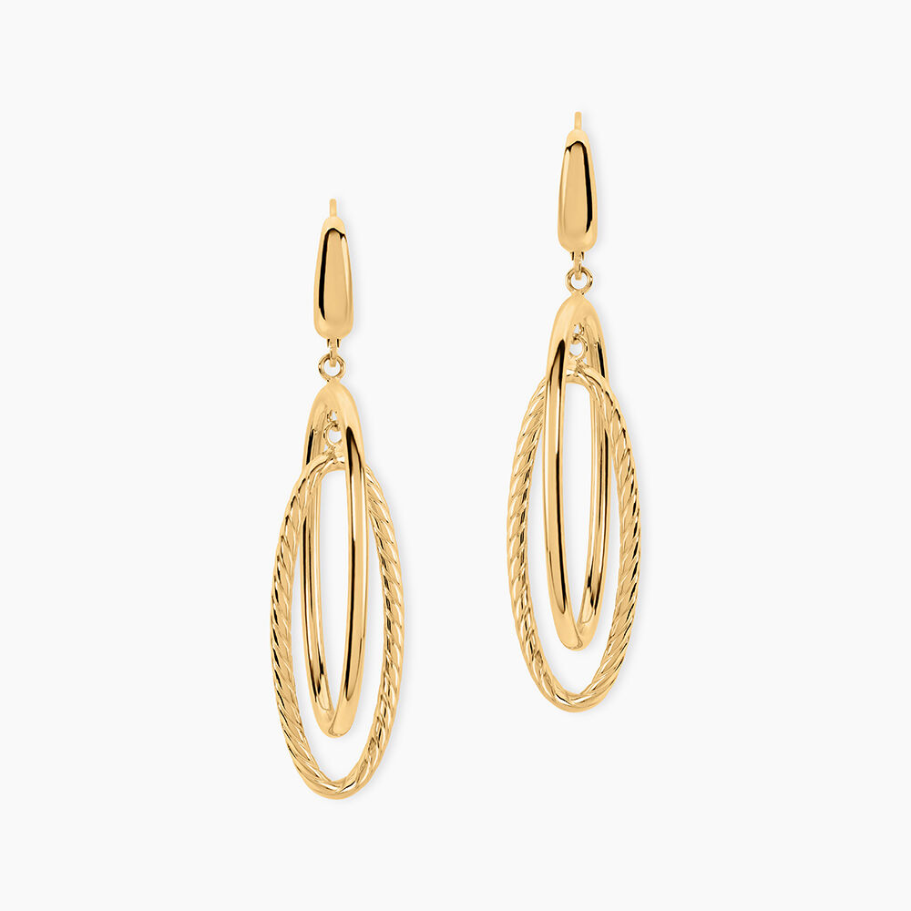 Boucles D'Oreilles Pendantes Francisek Or Jaune - Pendantes Femme | Marc Orian