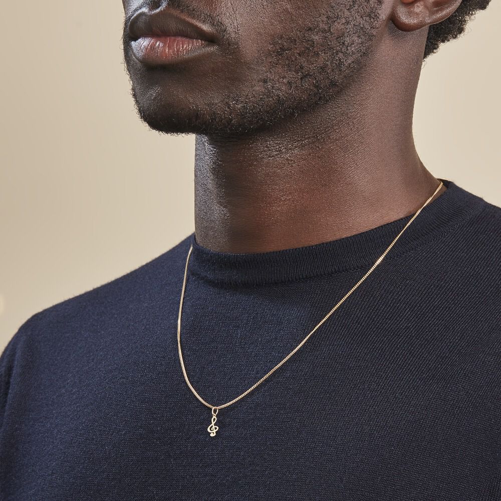 Pendentif Fausta Musique Or Jaune - Pendentifs Famille | Marc Orian