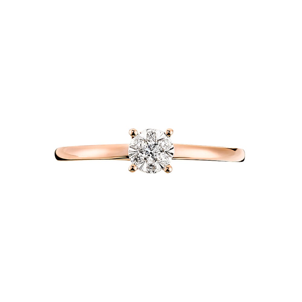Bague Solitaire Dream Or Rose Diamant - Solitaires Femme | Marc Orian