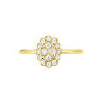 Bague Or Jaune Catharine Oxyde De Zirconium - Bagues avec pierre Femme | Marc Orian