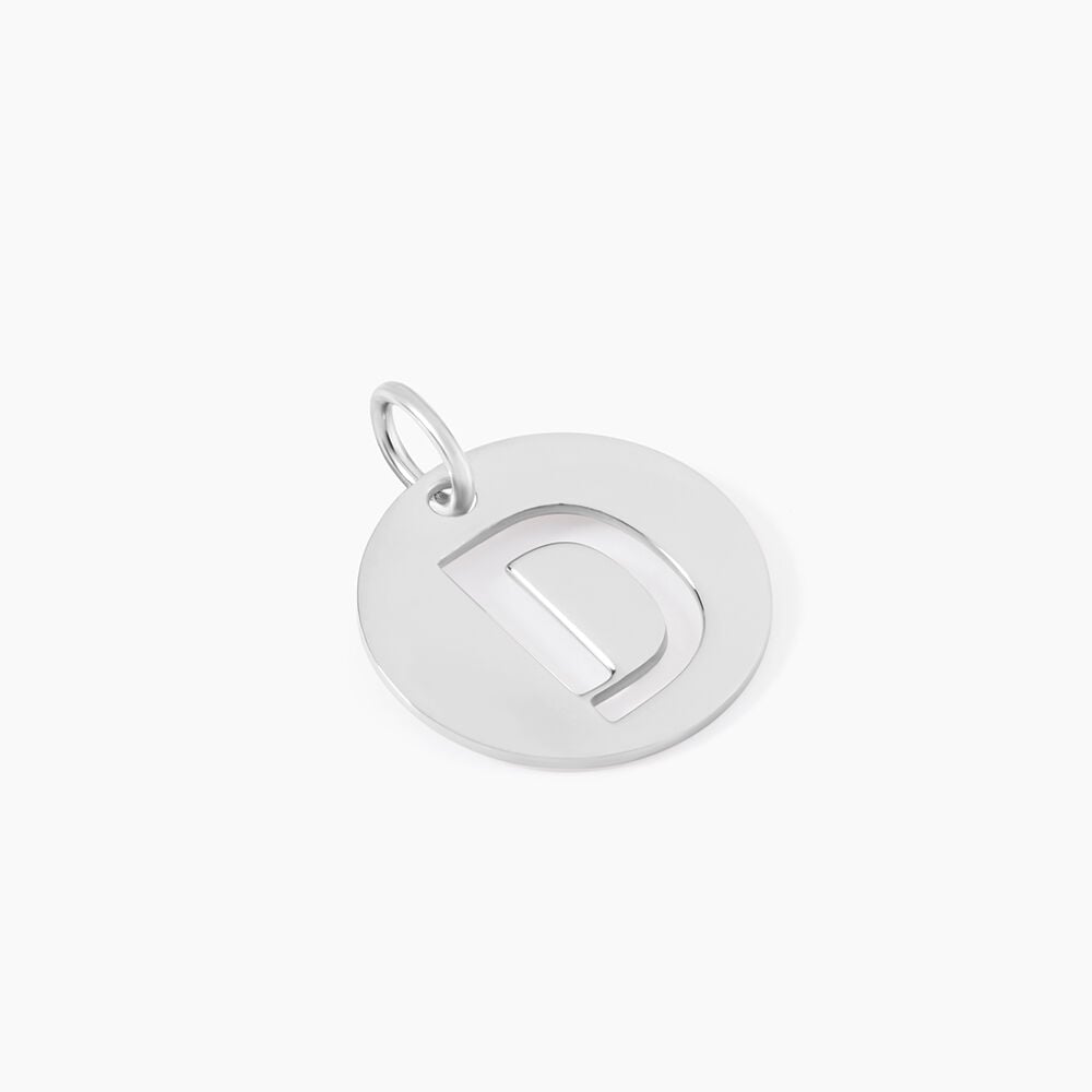 Pendentif Elio D Argent Blanc - Bijoux fantaisie Famille | Marc Orian