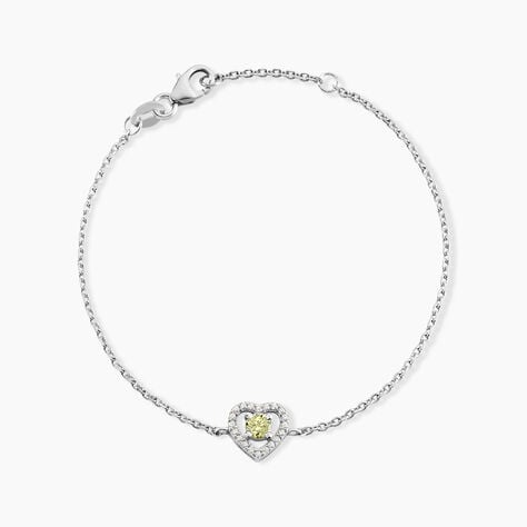 Bracelet Suzon Argent Blanc Oxyde De Zirconium - Bracelets fantaisie Femme | Marc Orian