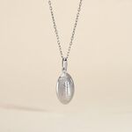 Pendentif Ruveyda Argent Blanc - Bijoux fantaisie Homme | Marc Orian