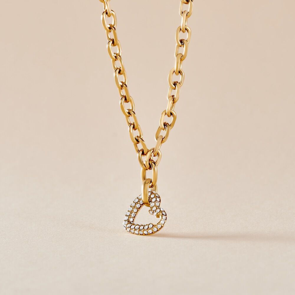 Collier Sydnee Acier Jaune Cristal - Colliers avec pierres Femme | Marc Orian