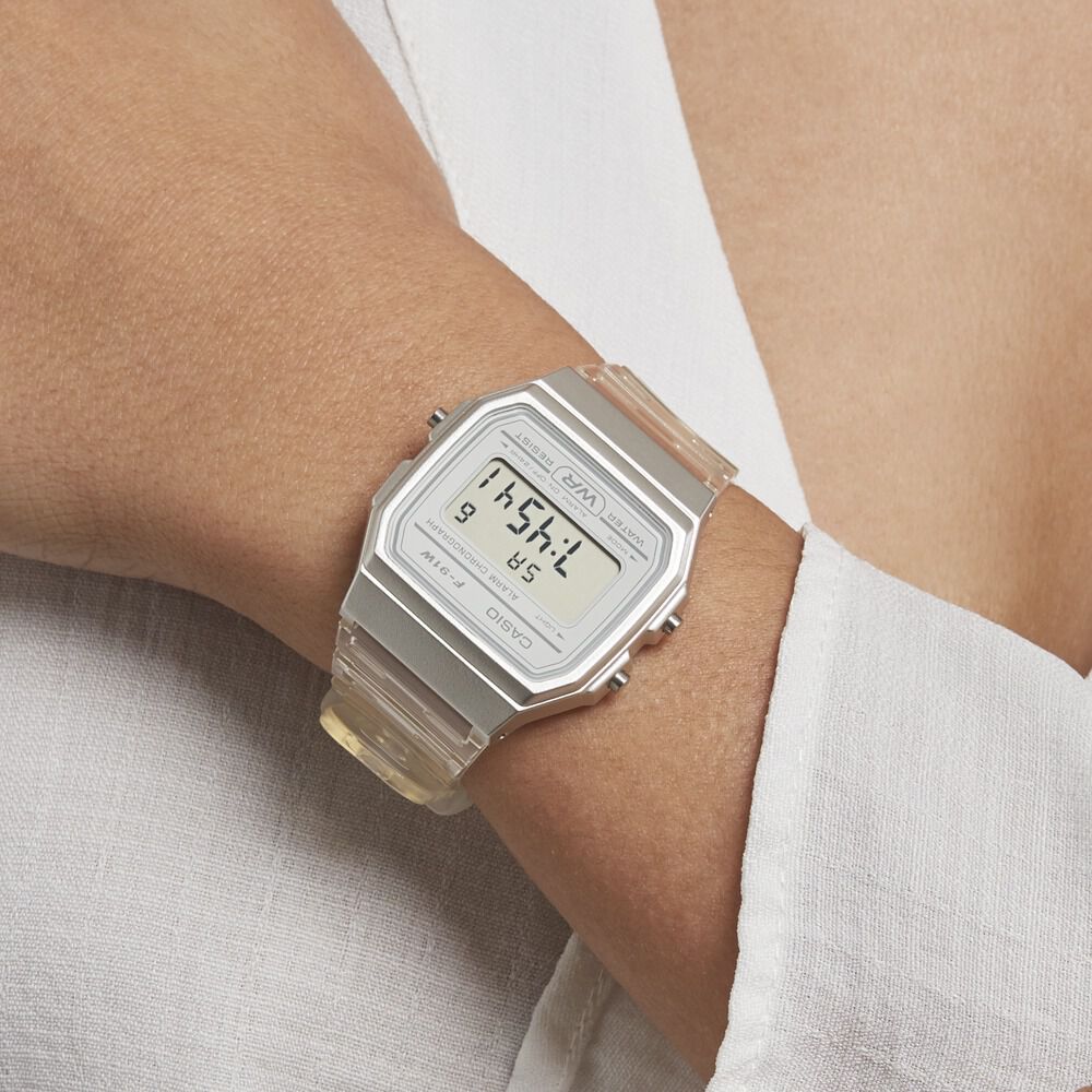 Montre Casio Collection Vintage Edgy Blanc - Montres étanches Unisex | Marc Orian