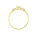 Bague Solitaire Accompagné Or Jaune Antonette Oxyde De Zirconium - Bagues Solitaire Femme | Marc Orian