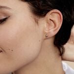 Boucles D'oreilles Puces Fidelia Boule Or Blanc - Puces Femme | Marc Orian