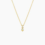 Collier Poem Argent Jaune Topaze Oxyde De Zirconium - Colliers avec pierres Femme | Marc Orian