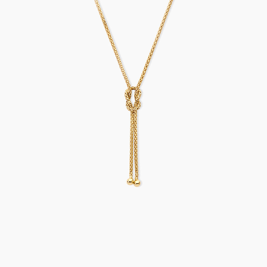 Collier Cyndel Argent Dor&eacute; A L'Or 750/1000 - Colliers ete Femme | Marc Orian