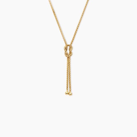 Collier Cyndel Argent Dor&eacute; A L'Or 750/1000 - Colliers ete Femme | Marc Orian