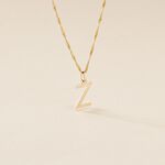 Pendentif Ionia Lettre Or Jaune - Pendentifs Famille | Marc Orian