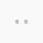 Boucles D'oreilles Puces Fidelia Boule Or Jaune Boules Cristal - Puces Femme | Marc Orian