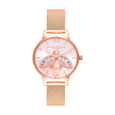 Montre Olivia Burton Rainbow Bee Argent - Montres Femme | Marc Orian