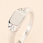 Chevali&egrave;re Darian Argent Blanc - Bijoux fantaisie Femme | Marc Orian