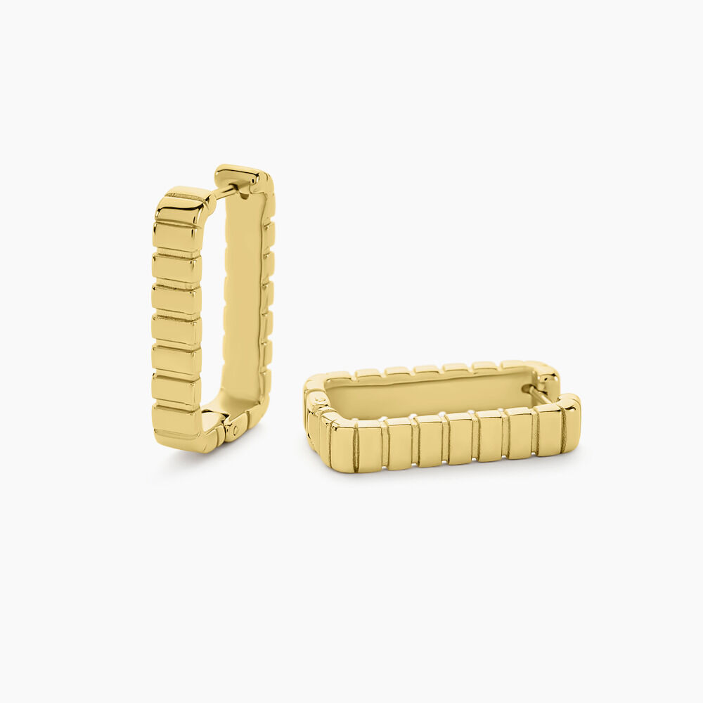 Créoles Mira Acier Jaune - Créoles Femme | Marc Orian