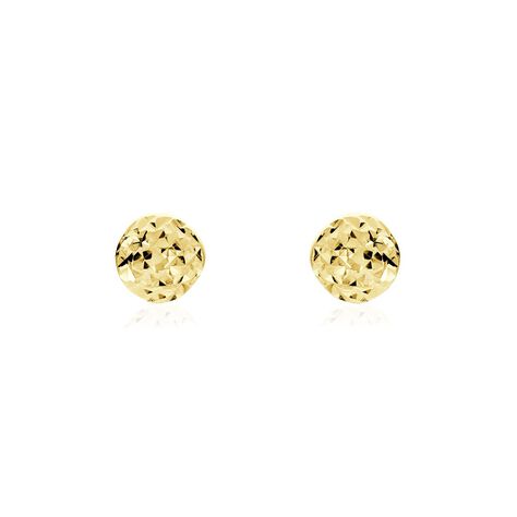 Boucles D'oreilles Puces Dada Or Jaune - Puces Femme | Marc Orian