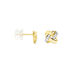 Boucles D'oreilles Puces Nyree Or Jaune Diamant - Puces Femme | Marc Orian