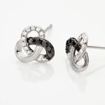 Boucles D'oreilles Puces Constellation Or Blanc Diamant - Puces Femme | Marc Orian