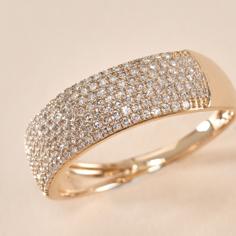 Bague Charlotte Or Jaune Diamant - Parures de mariage Femme | Marc Orian