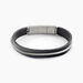 Bracelet Jourdan Rodney Cuir Noir - Bracelets cuir Homme | Marc Orian