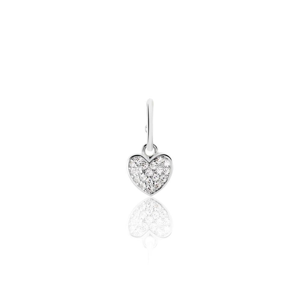 Créole Unitaire Argent Blanc Donelle Oxydes De Zirconium - Piercings d'oreilles Femme | Marc Orian