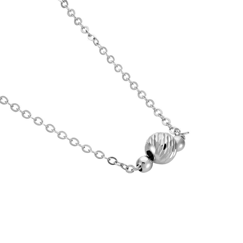 Collier Tolly Argent Blanc - Colliers fantaisie Femme | Marc Orian