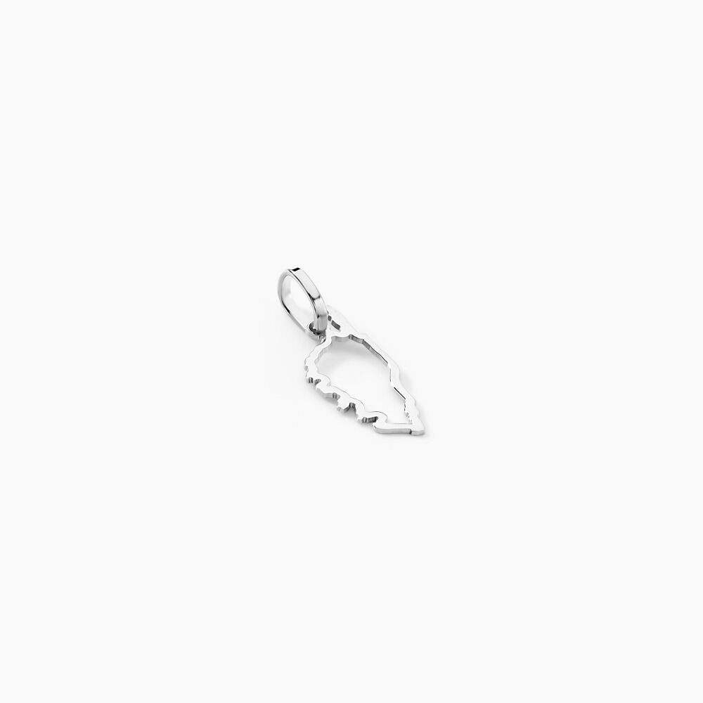 Pendentif Corsica Or Blanc - Pendentifs Famille | Marc Orian