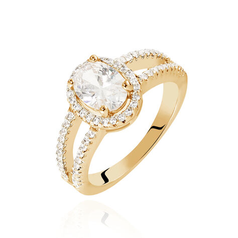 Bague Myriama Plaqué Or Jaune Oxyde De Zirconium - Bagues Solitaire Femme | Marc Orian