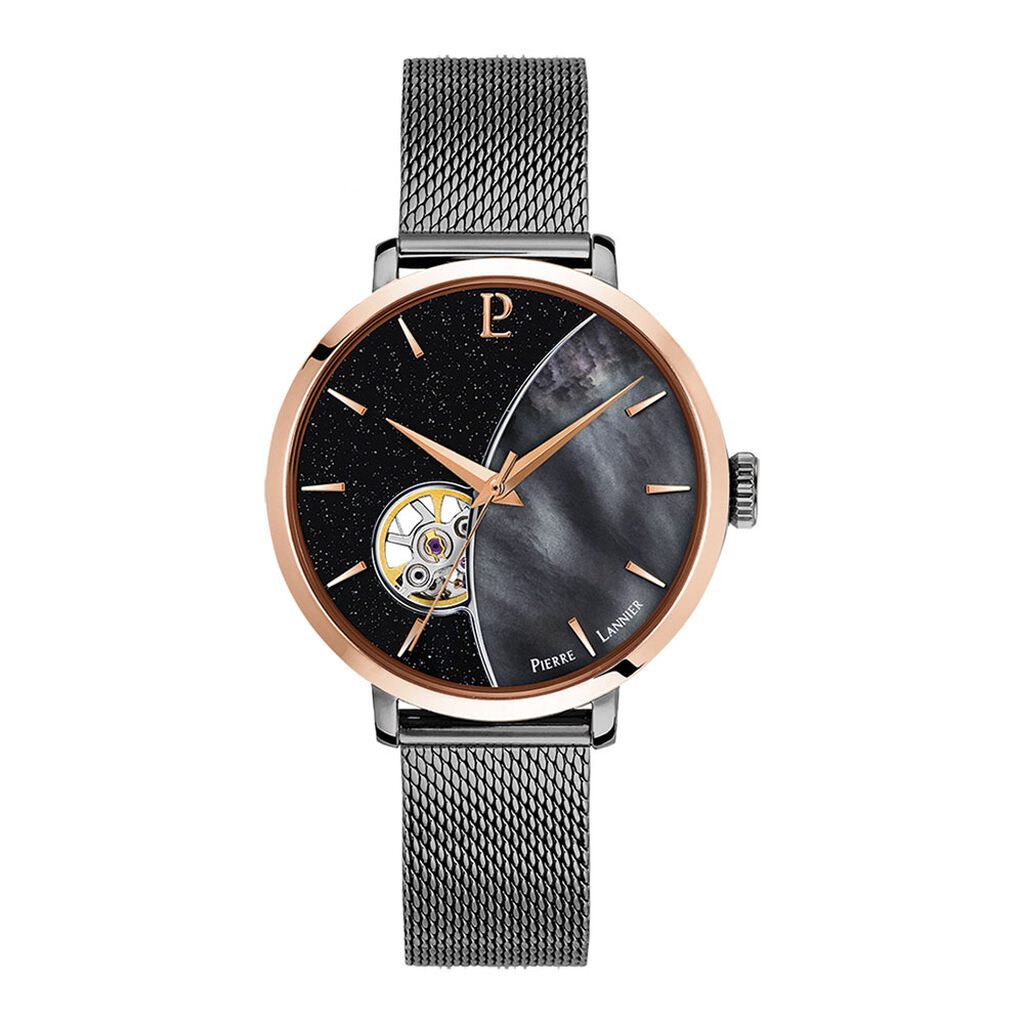 Montre Pierre Lannier Celeste Noir - Montres automatiques Femme | Marc Orian