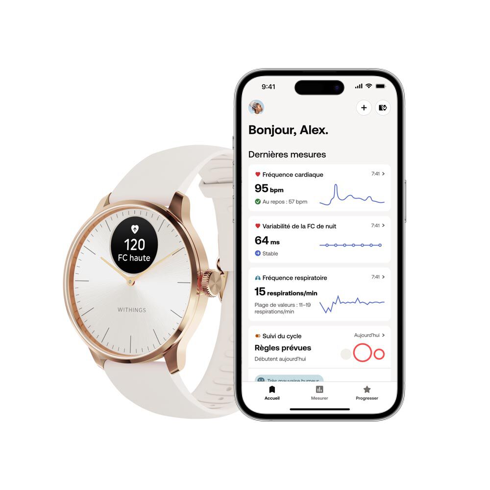 Montre Connectée Withings Scanwatch Light - Montres connectées Femme | Marc Orian