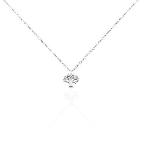 Collier Kozue Argent Oxyde De Zirconium - Colliers avec pierres Femme | Marc Orian