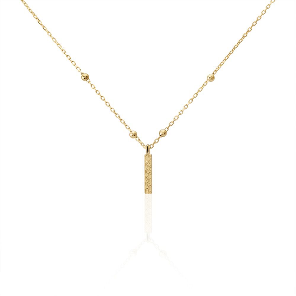 Collier Plaqué Or Jaune Lettra - Colliers fantaisie Femme | Marc Orian