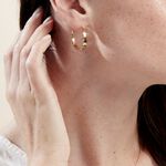 Cr&eacute;oles Acier Dor&eacute; Naomi - Cr&eacute;oles Femme | Marc Orian