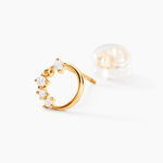 Boucles D'oreilles Puces Wenona Or Jaune Oxyde De Zirconium - Puces Femme | Marc Orian