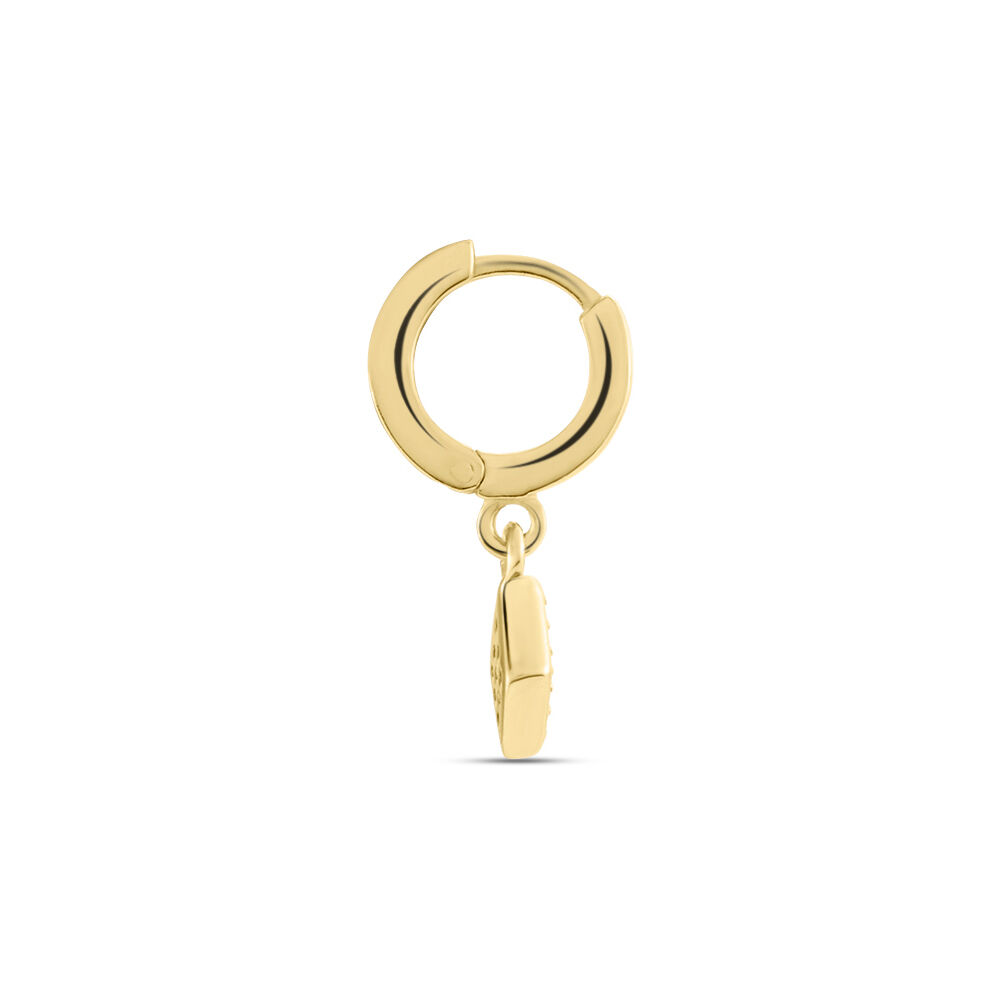 Créole Unitaire Plaqué Or Jaune Mirza Oxydes De Zirconium - Piercings d'oreilles Femme | Marc Orian