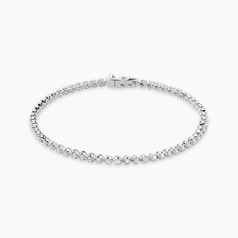 Bracelet Aleonor Or Blanc Diamant - Bracelets cha&icirc;nes Femme | Marc Orian