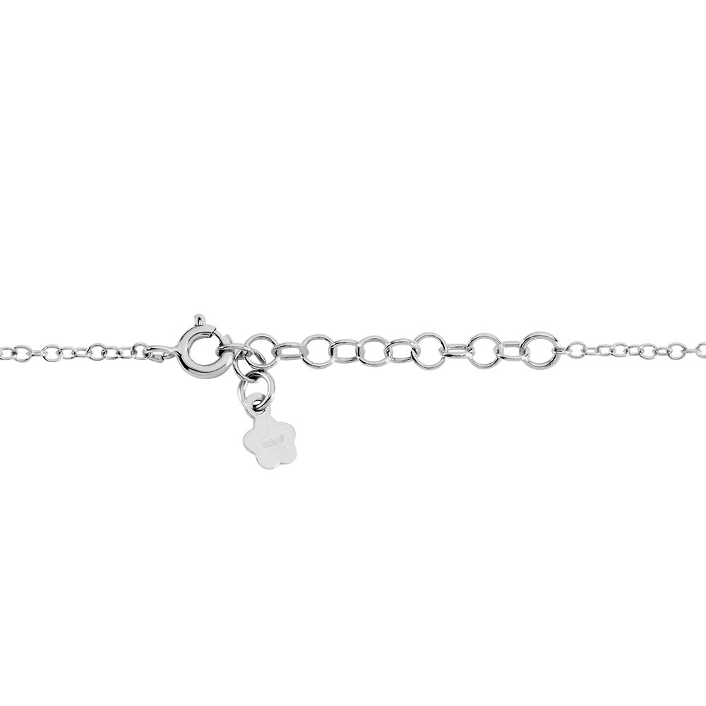 Bracelet Graziella Argent Blanc - Bracelets chaînes Femme | Marc Orian