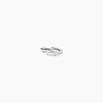 Cr&eacute;oles Magma Argent Blanc Oxyde De Zirconium - Cr&eacute;oles Femme | Marc Orian