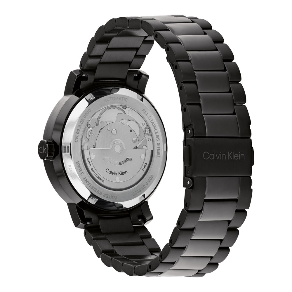Montre Calvin Klein Iconic Automatic Noir - Montres automatiques Homme | Marc Orian
