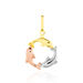 Pendentif Haizia Trio Dauphins Or Tricolore - Pendentifs Famille | Marc Orian