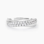 Bague Aglae Or Blanc Oxyde De Zirconium - Bagues avec pierre Femme | Marc Orian